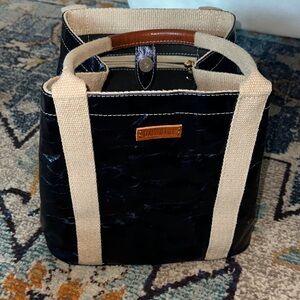 Dashland Black and Tan versatile purse